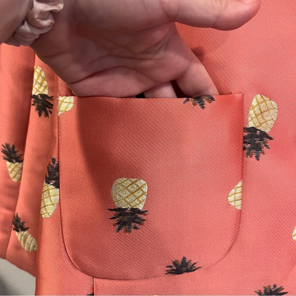 Kate Spade pink pineapple print blazer size 6 ASO Riverdale season 3 episode 13 - Picture 7 of 13